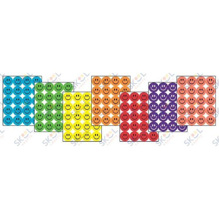 Super Smile Pack Scented Smile Stickers 1" 840/pk