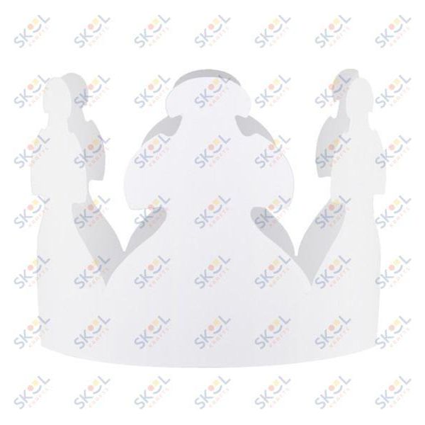 White Crowns - Bright White Tag (24 Ct.)