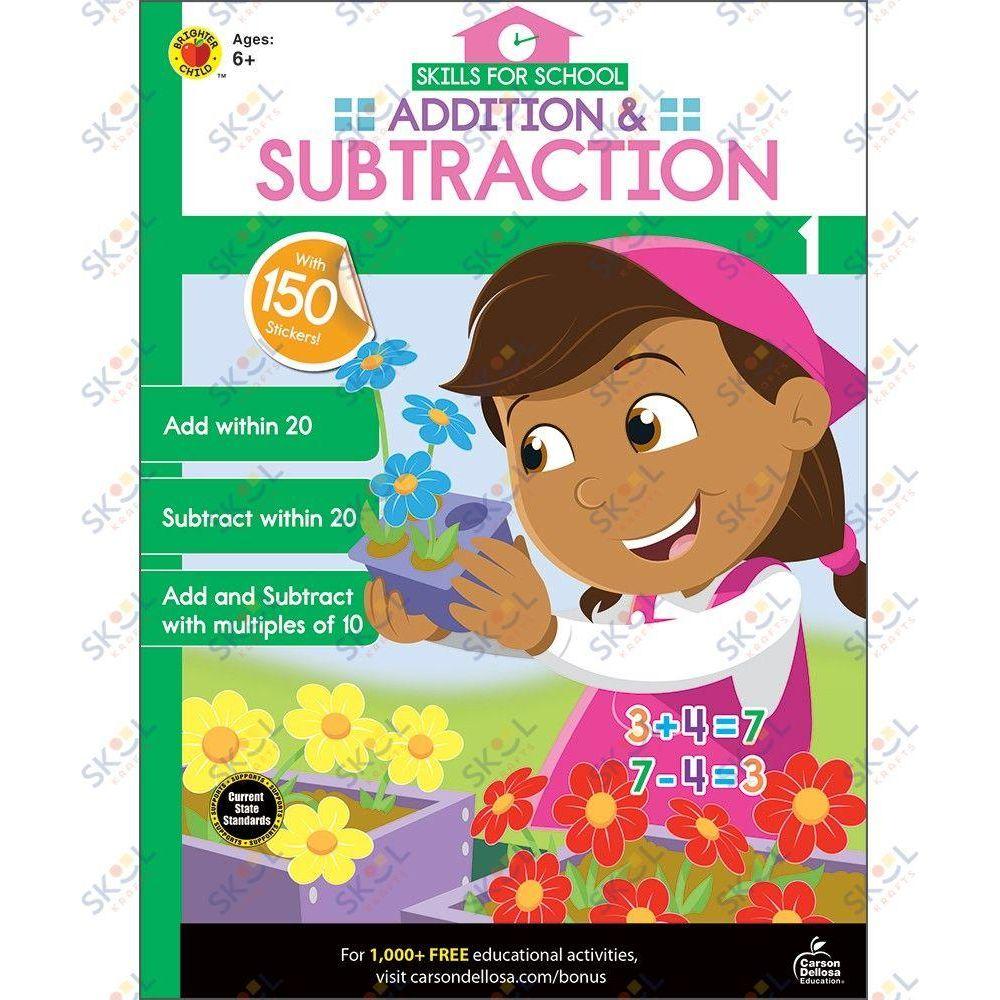Addition & Subtraction Activity Book-Grade 1