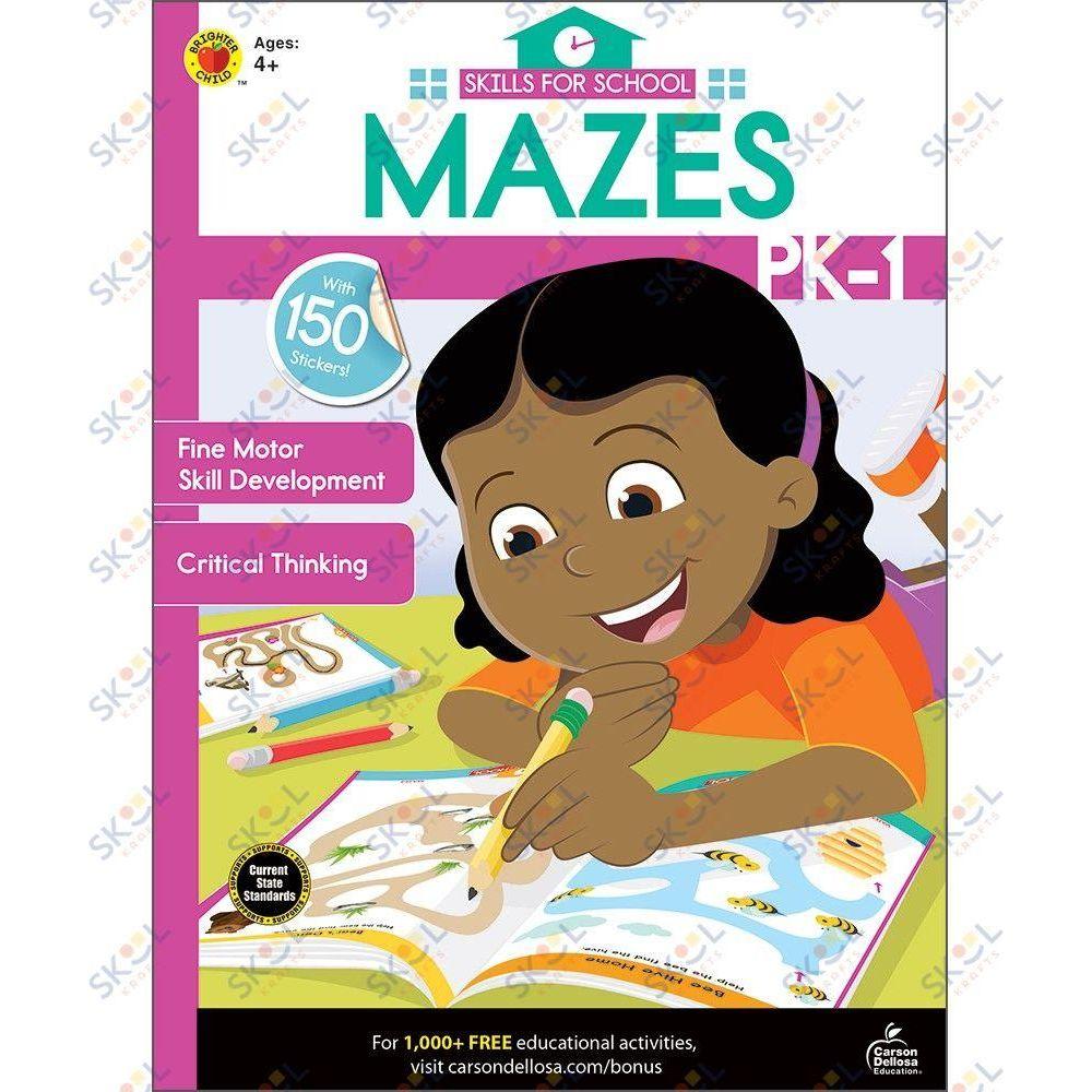 Mazes Activity Book-PreK–Grade 1 / Ages 4–7