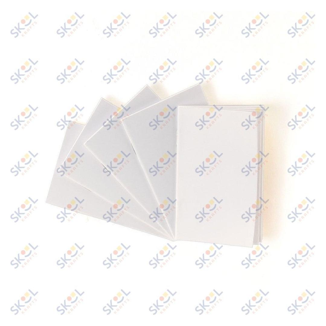 Blank Book (White, 2 ¾" x 4 ¼" (12 Pages), 10/pk)