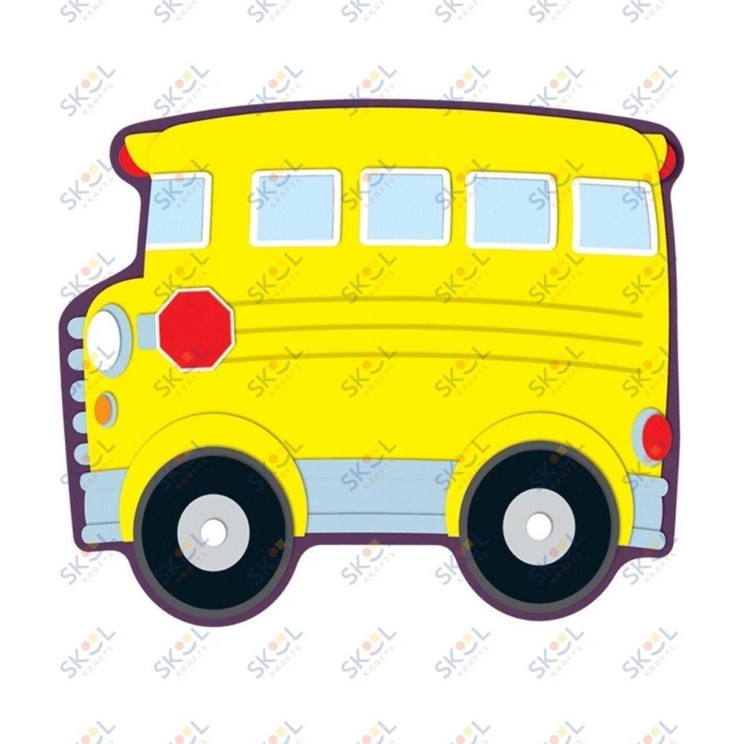 School Bus Cut-Outs 6" 36/pk