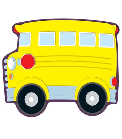 School Bus Cut-Outs 6" 36/pk