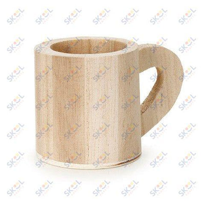 Wood Bucket - Mug Design with Handle