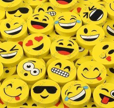 Set of Emoji Novelty Halloween Mask! Smiley - 10 in Diameter