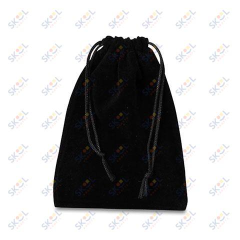 Velour Bag 25/pk (Black, 4" X 5.5")