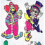 Clown Die Cut Sticker