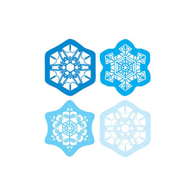 Stickers Snowflake 6/sheets