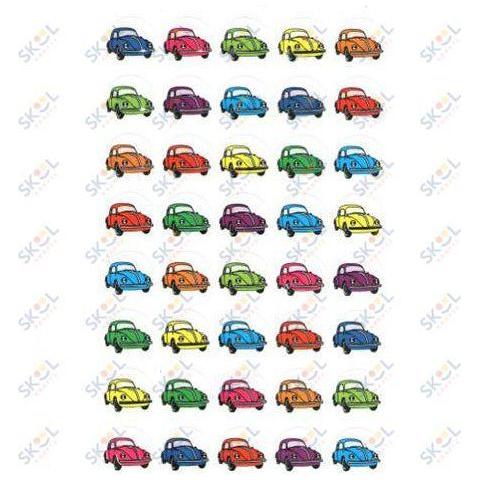 Stickers Cars colorful 25/sheets