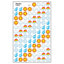 Weather Stickers 7/16" 800/pk