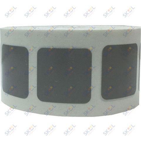 Stickers Grey Square 1/2" 500/pk