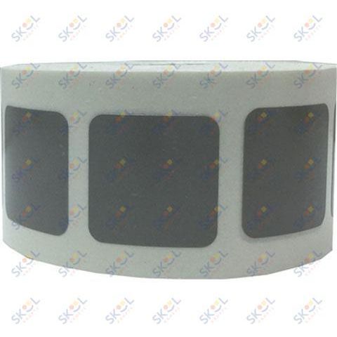Stickers Grey Square 1/2" 500/pk