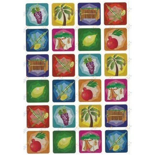 Stickers Assortment of Sukkas 1"