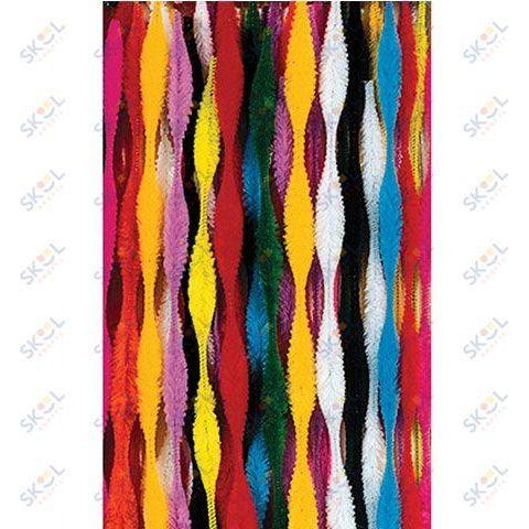 Chenille Bump Stem Assorted 12" 48/pk (Closeout)