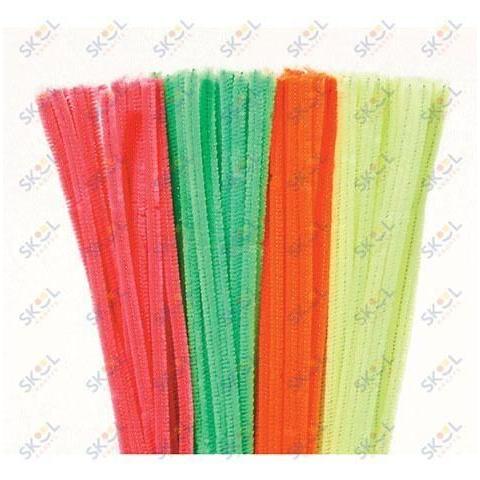 Chenille Stems 6mm 100/pk (Black)