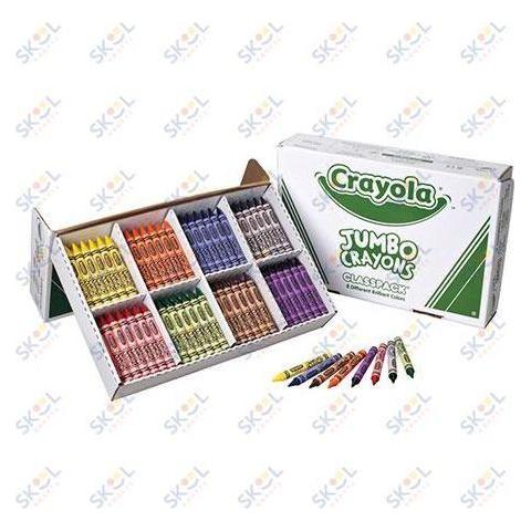 Crayola Jumbo Crayon Classpack 8 Colors 200/pk.