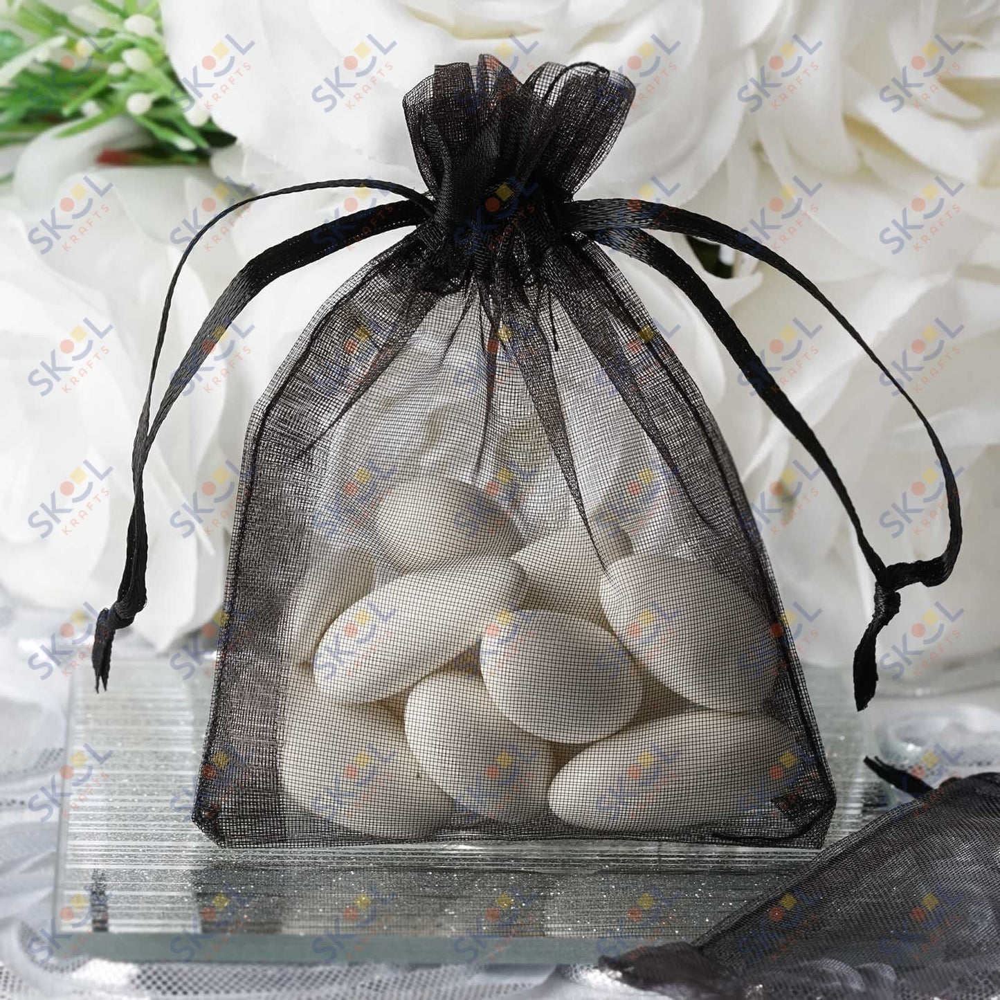 Organza Bags Drawstring 3"x4" 10/pk