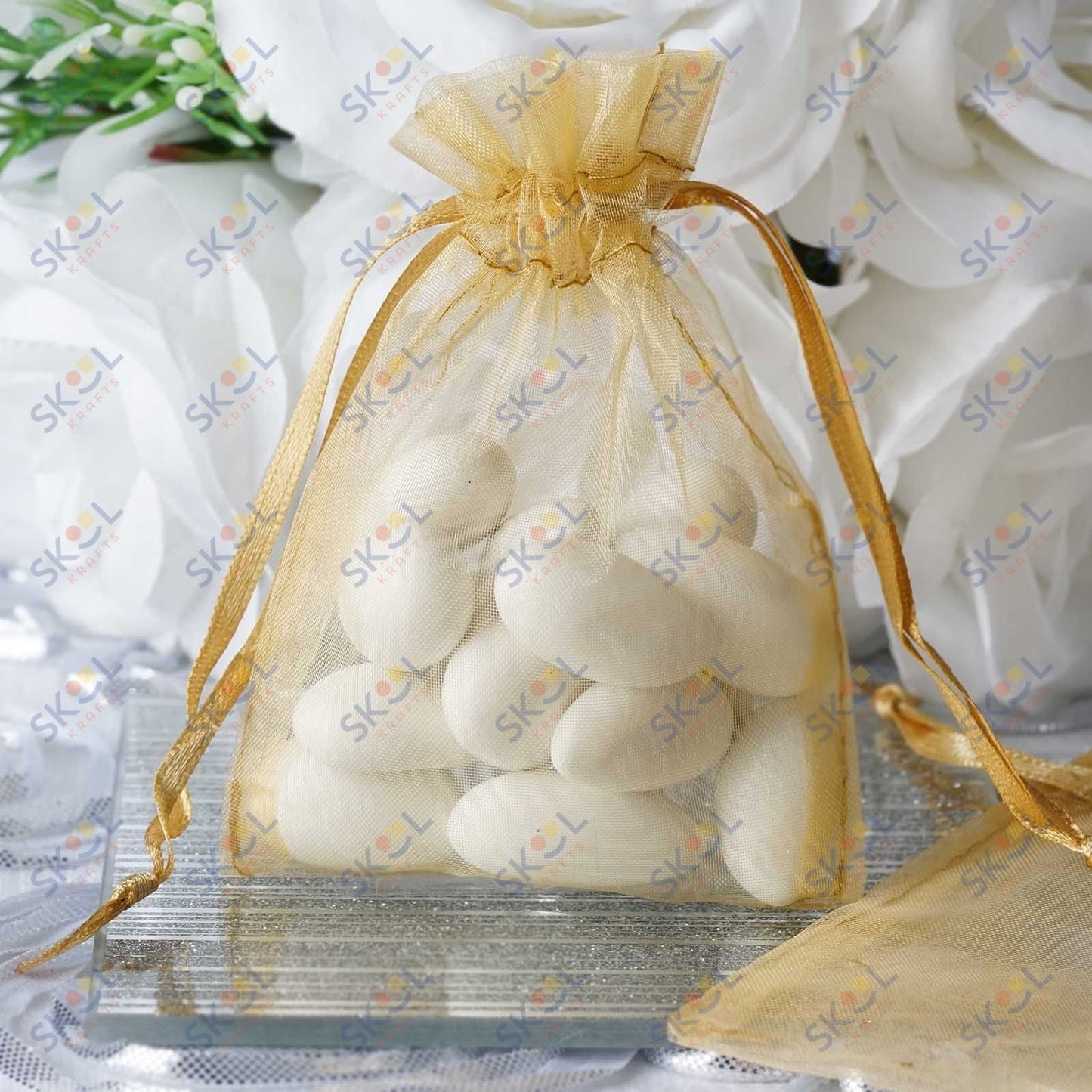 Organza Bags Drawstring 3"x4" 10/pk