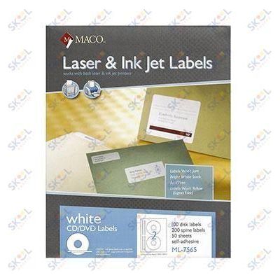 CD Labels 100 Sheets 2/pg