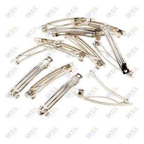 French Hair Clips Barrettes - 70mm 24/pk