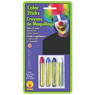 Primary Color Face Paint 6/pk