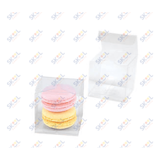 Plastic Small Clear Favor Boxes 2" x 2" x 2" 1/pc