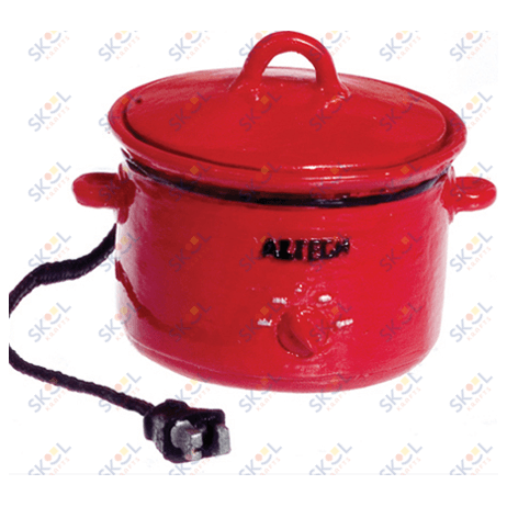 Electric crockpot Red