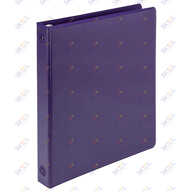 View Binder (White, 3", Round Rings)