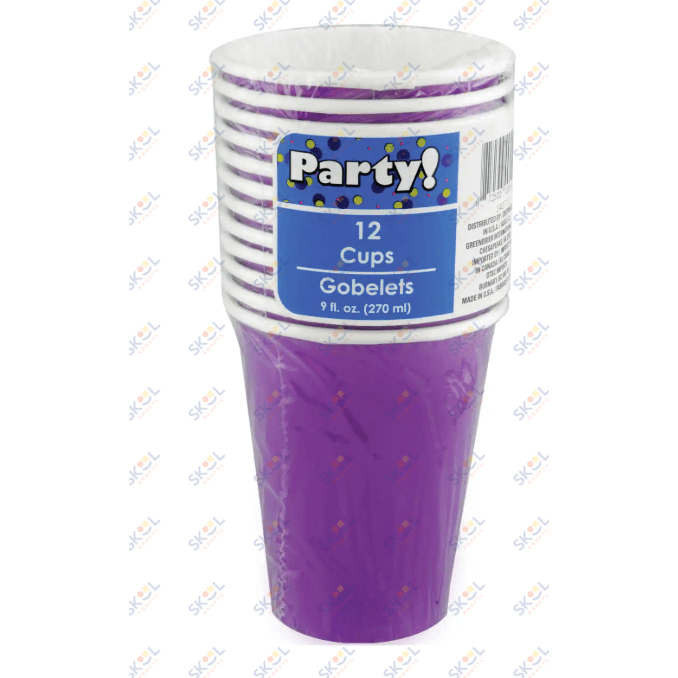 Paper Cups 9 oz. (Light Blue, 14/pk)