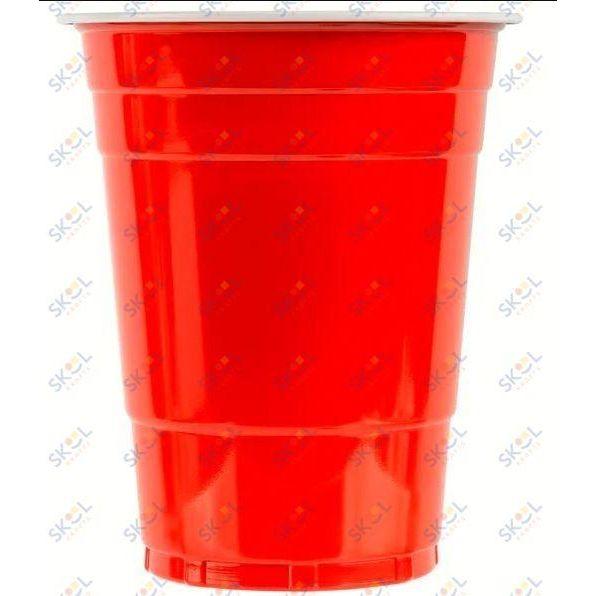 Red Plastic Cup 16oz 50/pk