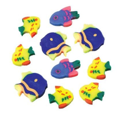 Mini Fish Erasers 144/pc