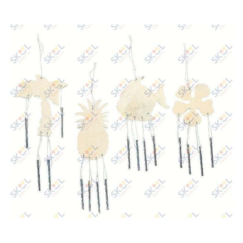DIY Hanging Tropical Chimes 12/pk 11"