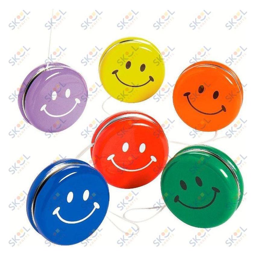 Smile Face Yo Yos 6/pk