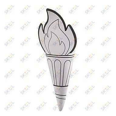 Color your own torch 12/pk
