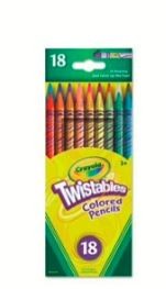 Crayola twist colored pencils 18/pk