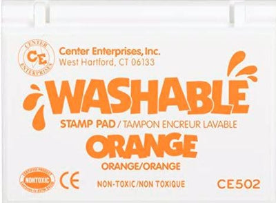 Orange Washable Stamp Pad