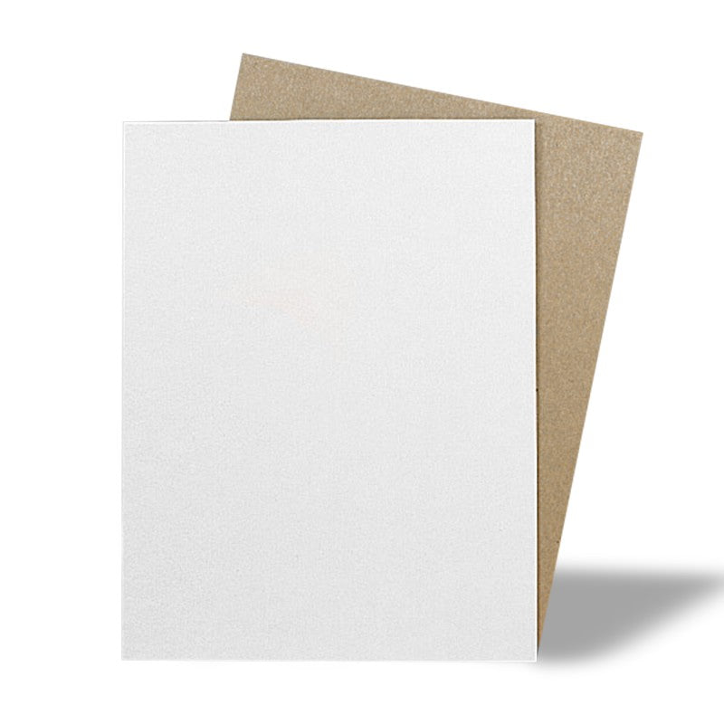 Chipboard Sheets White/Kraft On One Side 8 1/2 x 11 – Skool Krafts