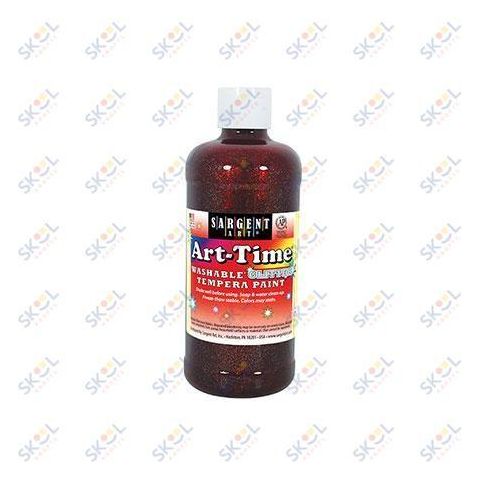 Washable Temepra Paint Glitter 16oz (Glitter Yellow)