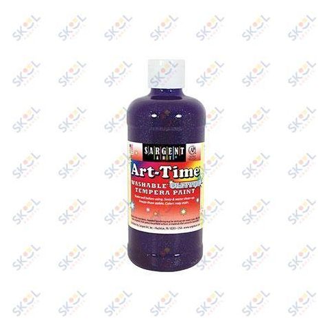 Washable Temepra Paint Glitter 16oz (Glitter Yellow)
