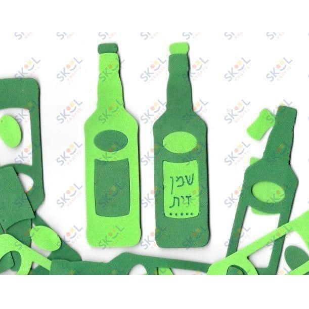 Foam Shape Bottle of olive oil
