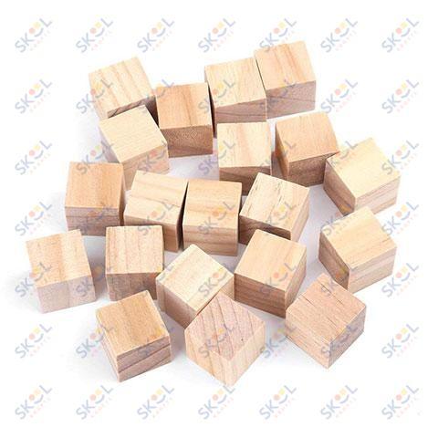 Wood Cubes (5/8", 500 Pack)