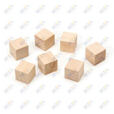Wood Cubes (5/8", 500 Pack)