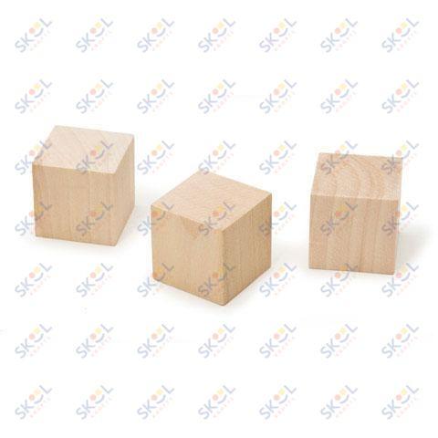 Wood Cubes (5/8", 500 Pack)