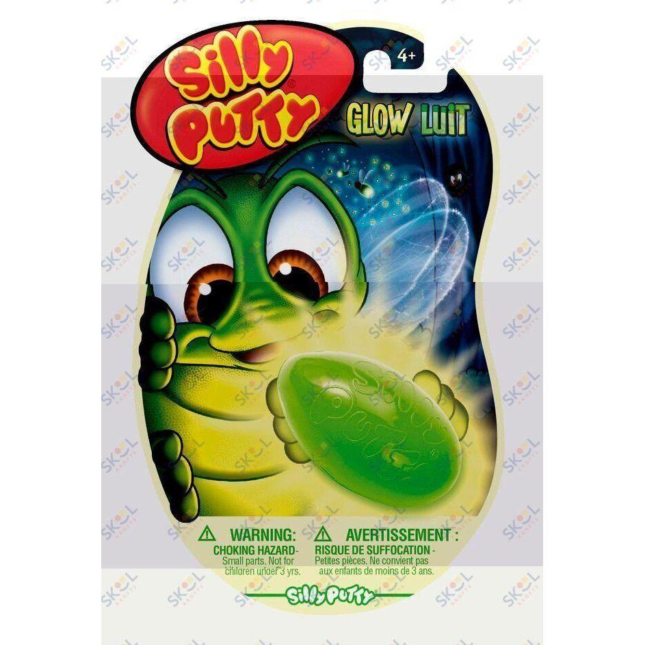 Silly Putty Glow In The Dark Assrt 1/pk