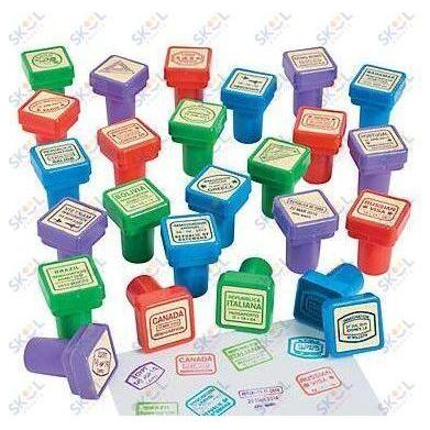 Passport Stampers 24/pk