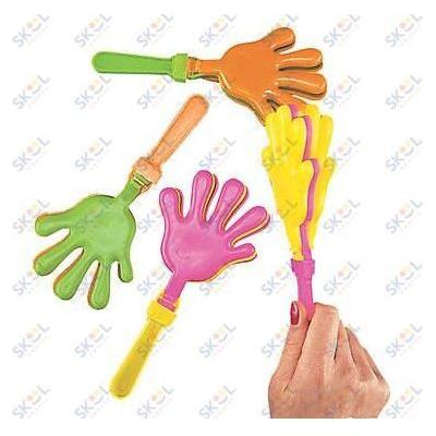 Plastic Hand Clappers 7 1/2" 12/pk