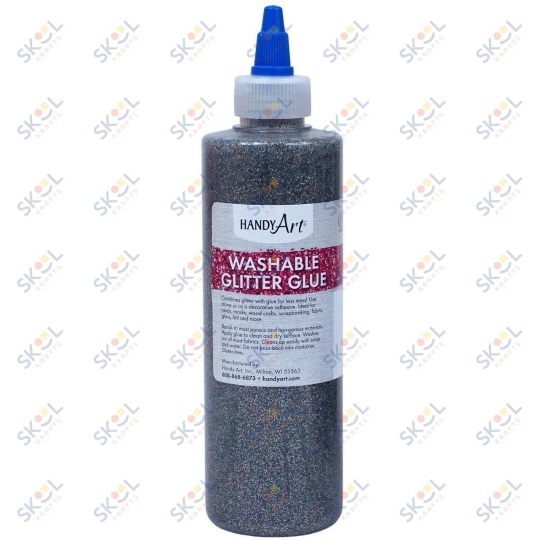 Glitter Glue (Gold, 8 oz)