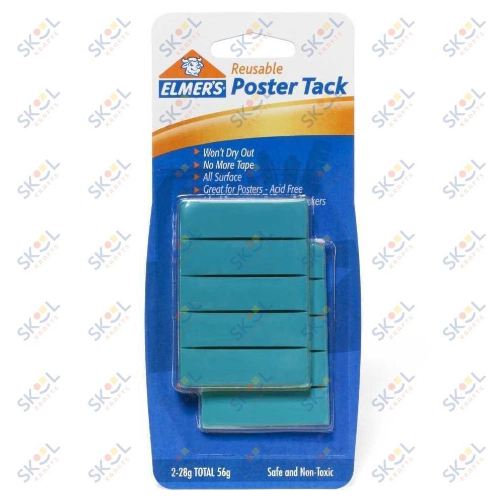 Poster Tack Reusable Putty 2 oz. Adhesive, Blue