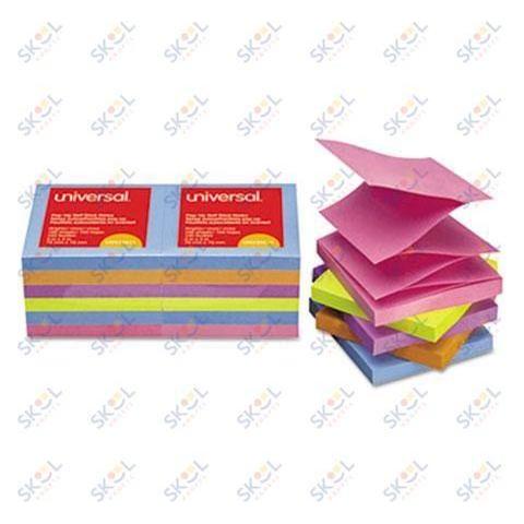 Pop Up Sticky Notes (Yellow, 3" X 3", 12/pk)