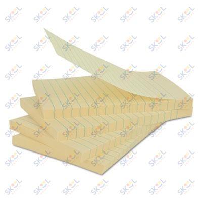 Sticky Notes Ruled (4" x 6", Assorted, 500/pk)